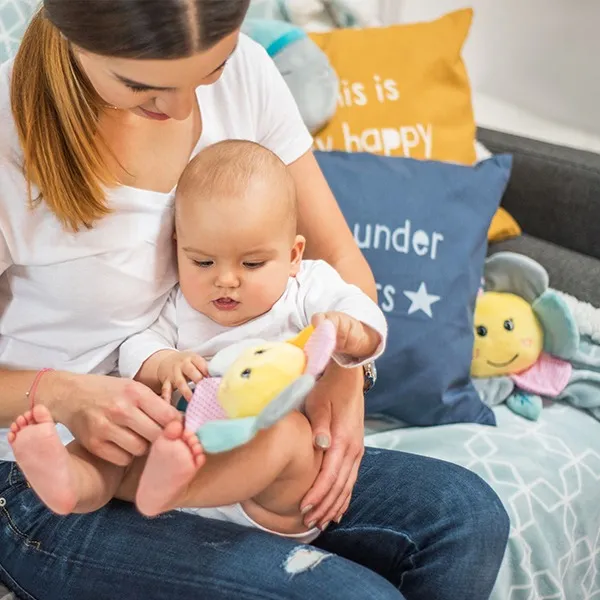 Chrastítko pro miminko Baby Ono kytička – první hračka pro nejmenší 🌸👶