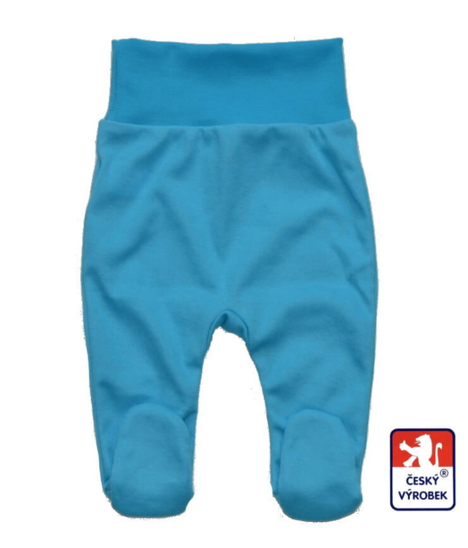 Kojenecké polodupačky světle tyrkysové pro miminko – Dětský svět