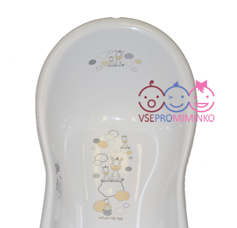 Dětská vanička Maltex zebra bílá 100cm 