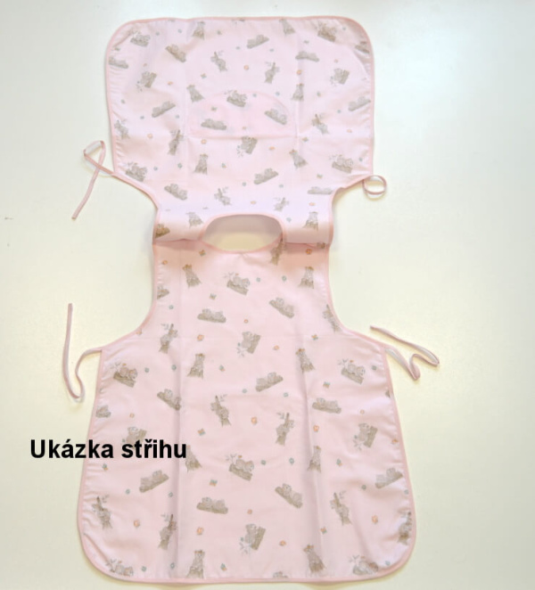 Dětská zástěrka Dětský svět malířská větší srdíčka vel.128
