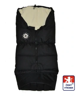 Zimní fusak rostoucí Dětský svět winter bag smetanový