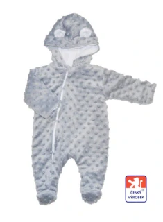 Kombinézka/overal Dětský svět, šedá Minky velikost 74