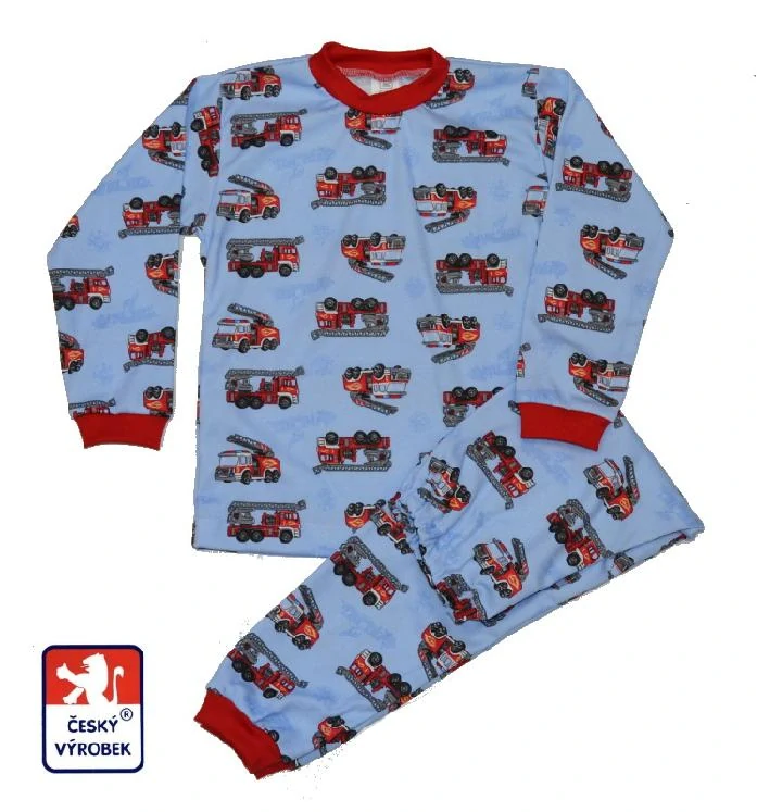 Chlapecké pyžamko Dětský svět hasičská auta vel.110