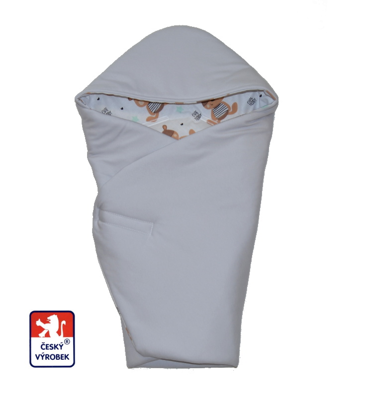 Bavlněná dětská látka cute teddy