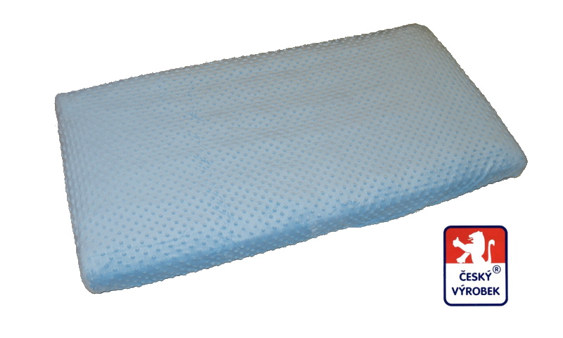 Prostěradlo do postýlky Dětský svět Minky světle modré