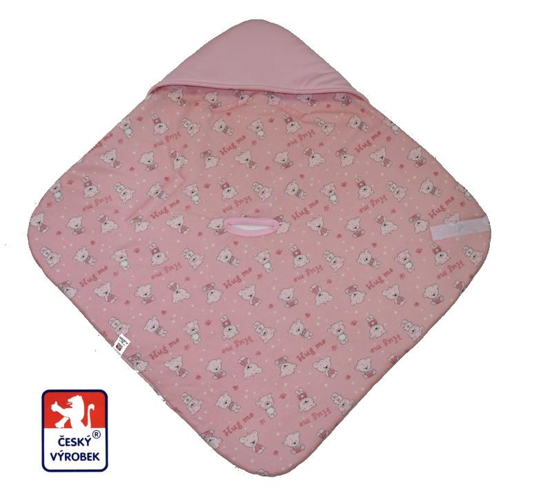 Rychlozavinovačka do autosedačky Dětský svět Hug me růžové