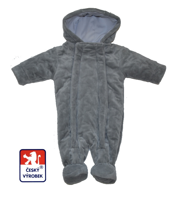 Dětská zimní kombinéza Dětský svět šedá STAR velikost 68