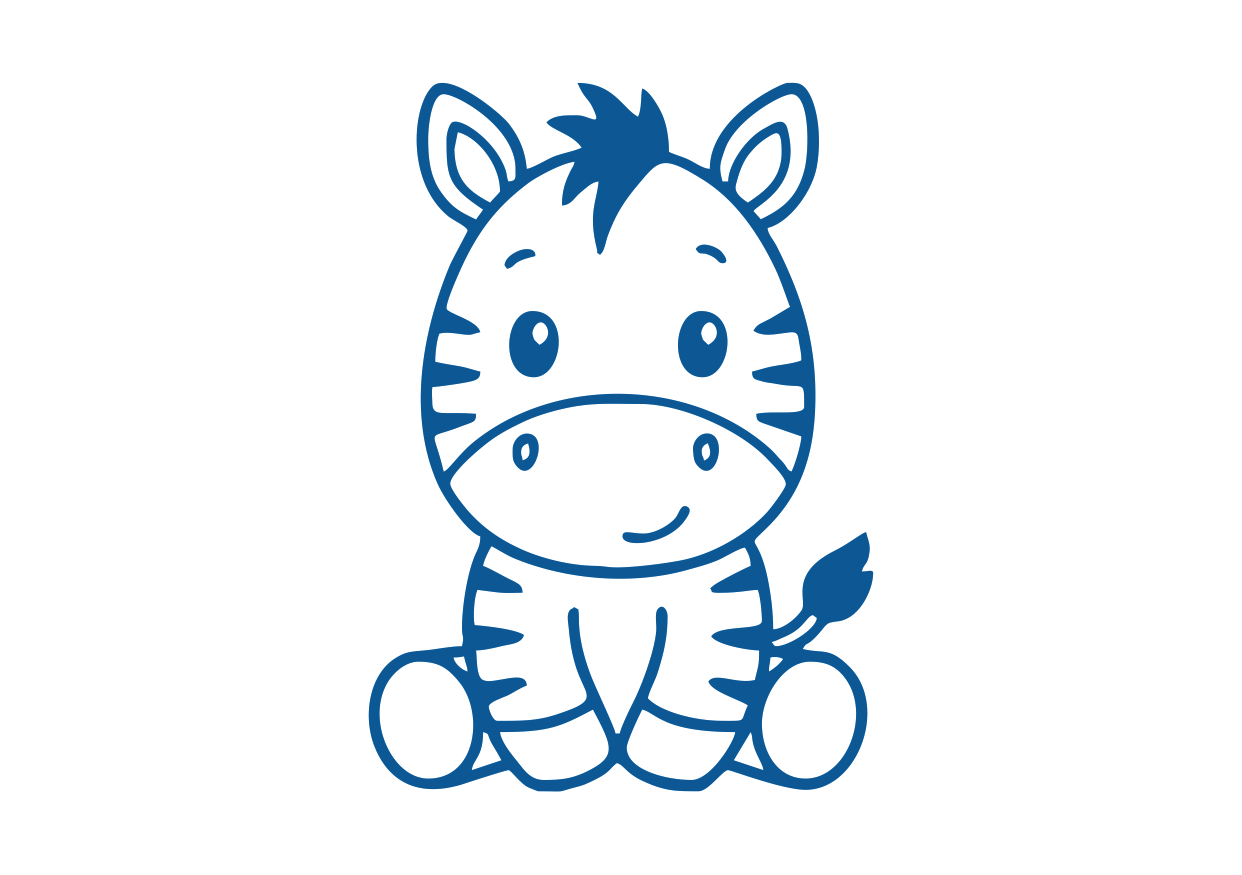Obrázek pro potisk č.88 sladká zebra