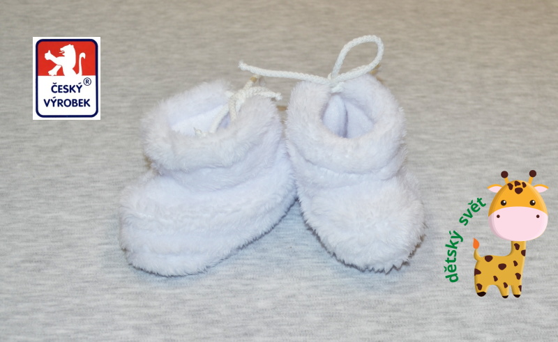 Kojenecké papučky Dětský svět Lamové Panda šedé velikost 1