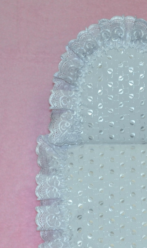 Krajkové peřinky do panenkového kočárku Dětský svět NIKOLKA