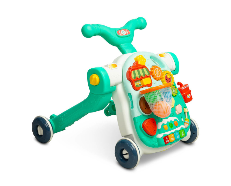 Dětské víceúčelové chodítko 5v1 TOYZ, tyrkysové