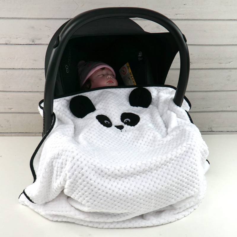 Peřinky do kočárku Duetbaby Panda – souprava do kočárku pro miminko 🐼