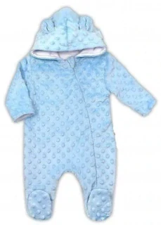 Jarní kojenecký overal Dětský svět, světle modrá Minky vel.74