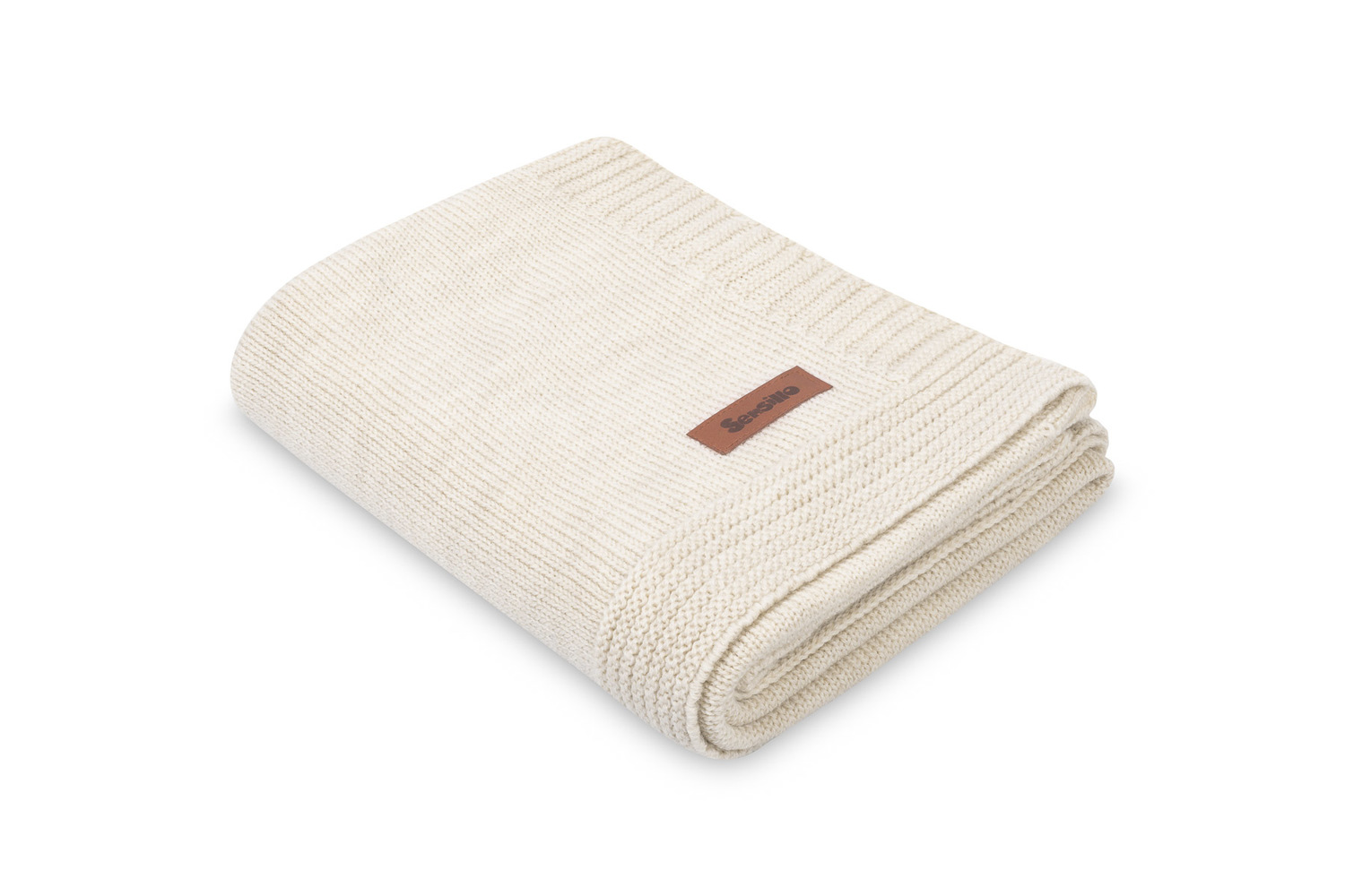 Dětská merino deka Sensillo 90×75 cm – Light Beige Melange