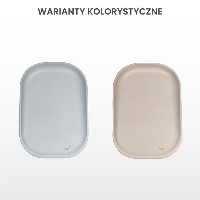 Měkká přebalovací podložka Safi Grey – šedá pro miminko 👶🩶