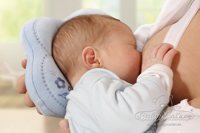 Kojenecký polštářek Baby Matex Flor bílý