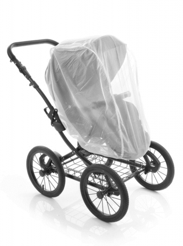 Univerzální moskytiéra na kočárek Dětský svět černá – síťka proti hmyzu