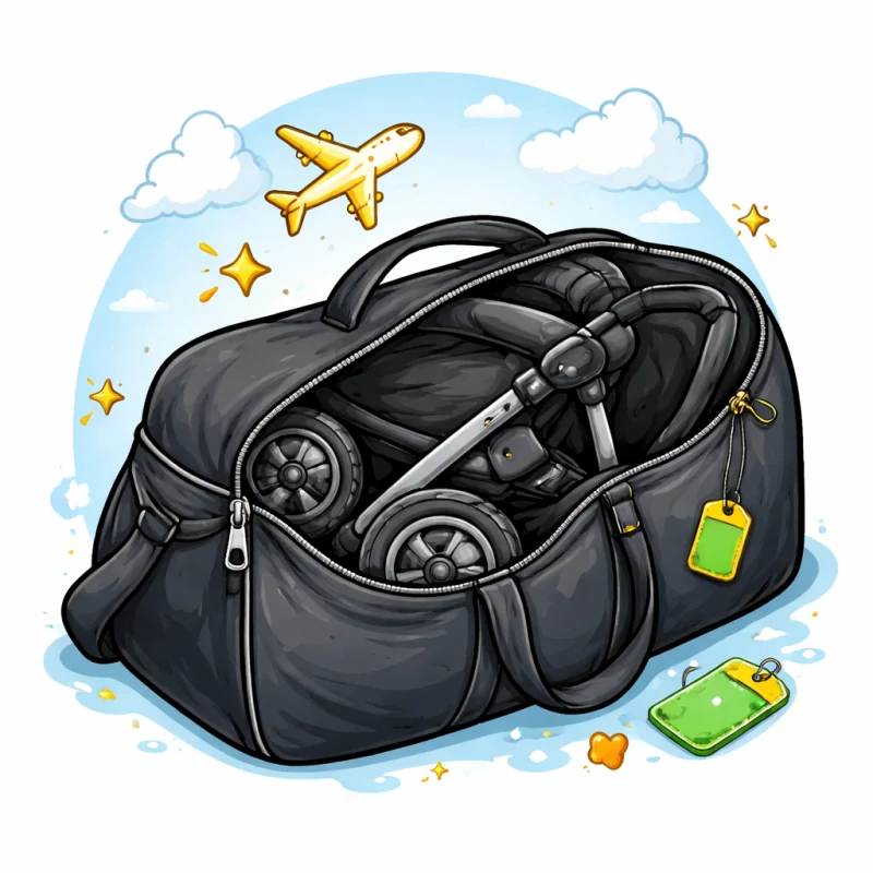 Cestovní obal na kočárek Dětský svět – univerzální vak do letadla ✈️👶
