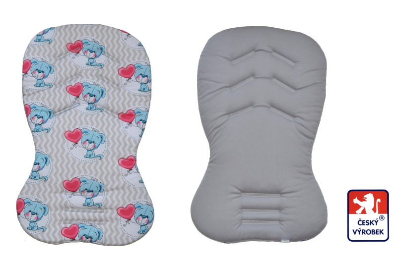 Potisk plátna č.352 pejsci s balónky