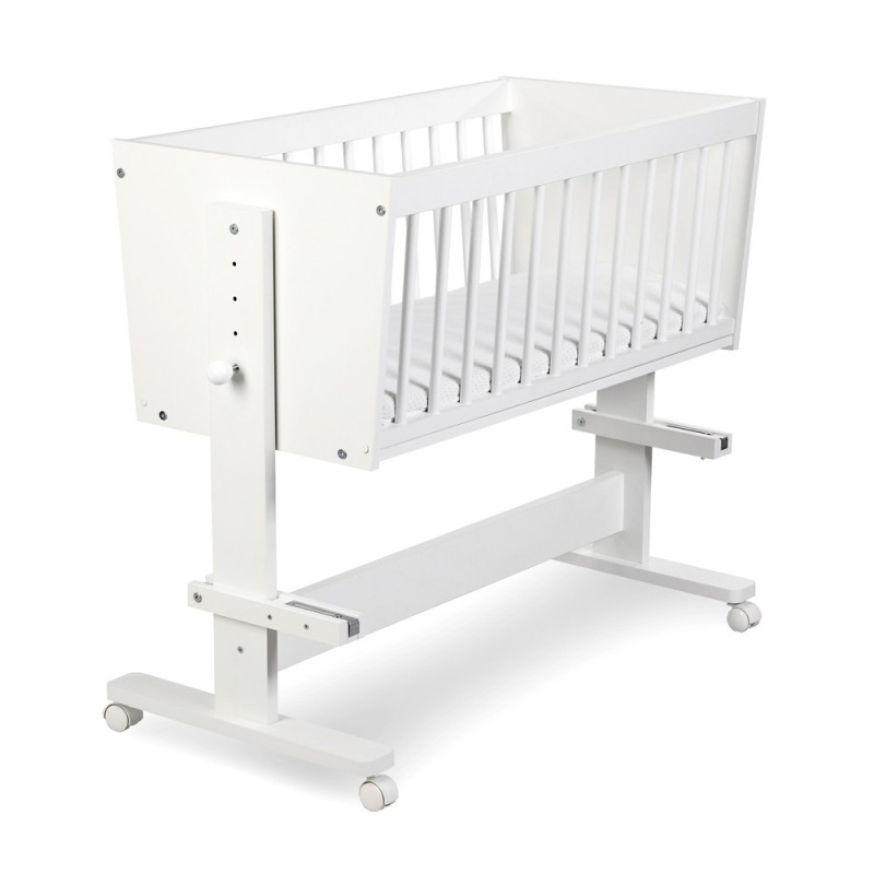 Kolébka KLUPS ZOYA 5v1 bílá 89×40 cm – multifunkční kolébka pro miminko