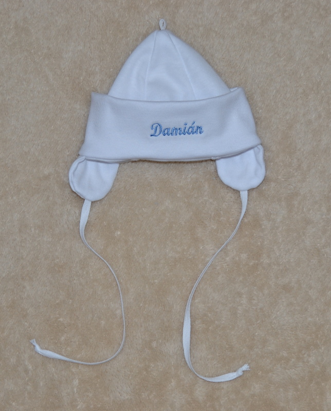 Kojenecká čepička se jménem Dětský svět Kamil velikost 2