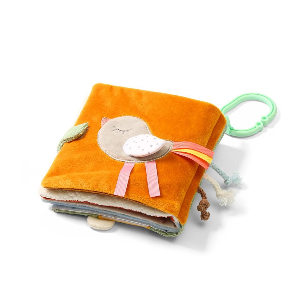 Senzorická kontrastní knížka pro miminko BabyOno NATURE – látková hračka