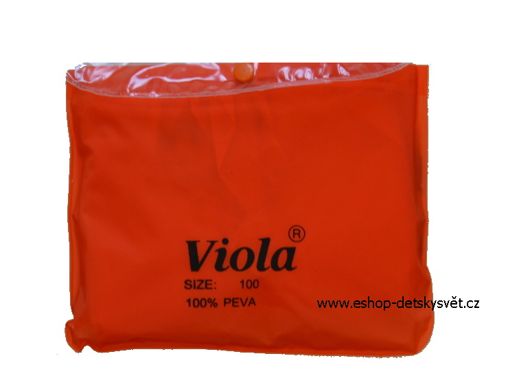 Dětská pláštěnka Viola červená vel. 100 – pláštěnka pro děti 🌧️🦒