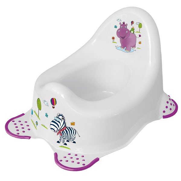 Dětské sedátko na WC Keeeper Hippo bílé