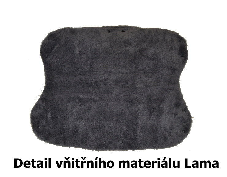 Zimní rukávník na kočárek Dětský svět ELEGANC Black/Grey