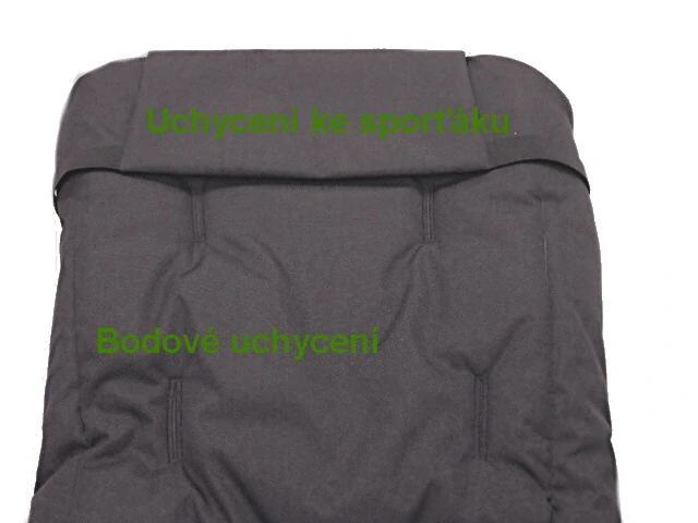 Zimní fusak do kočárku s kožešinou Dětský svět Eskymo smetanový
