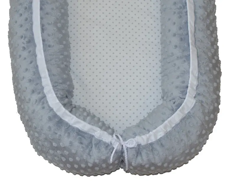 Hnízdečko pro miminko Dětský svět červená minky/červené mako