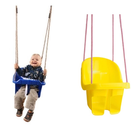 Houpačka pro děti Tega Baby žlutá 💛 | Dětská plastová houpačka