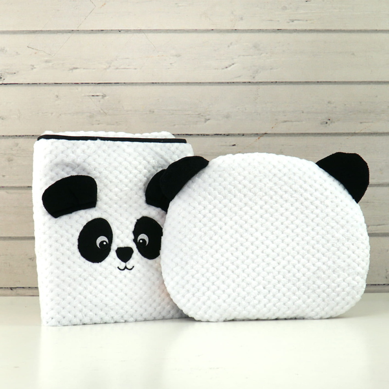 Peřinky do kočárku Duetbaby Panda – souprava do kočárku pro miminko 🐼