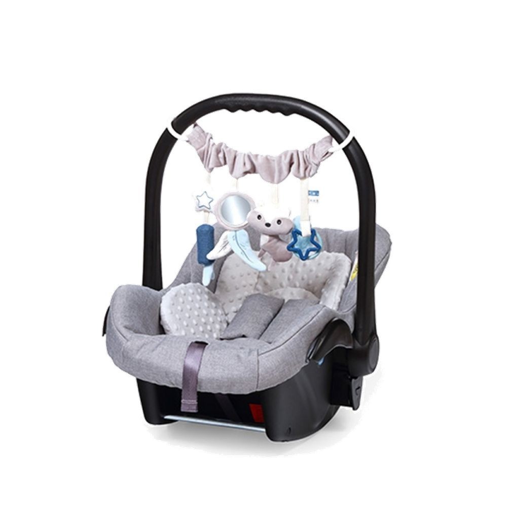 Edukační závěsná hračka pro miminko BabyOno Raccoon – hračka na kočárek, autosedačku i postýlku