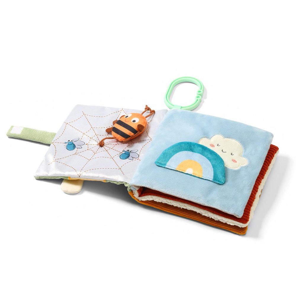 Senzorická kontrastní knížka pro miminko BabyOno NATURE – látková hračka