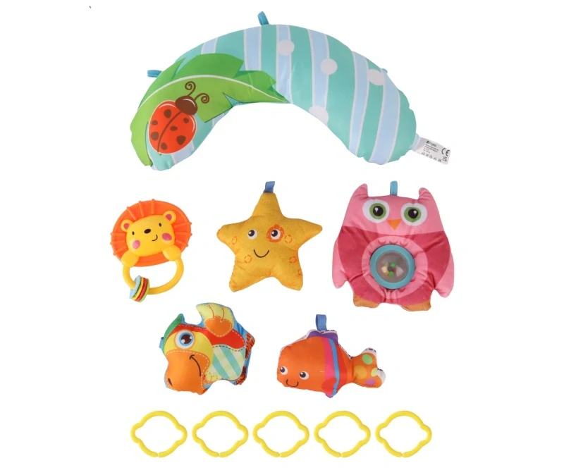 Dětská hrací deka MILLY MALLY TinyMini barevná zvířátka 