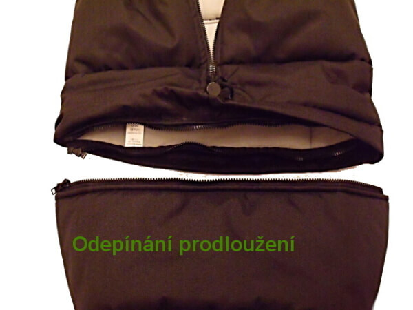 Fusak do kočárku Dětský svět combi 3v1 Sport Baby softshellový černočervený