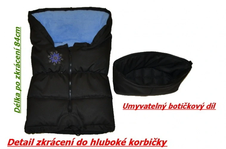 Zimní fusak do kočárku Dětský svět combi 3v1 kožešinový Artic