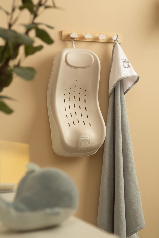 Skládací lehátko do vany POSI béžové