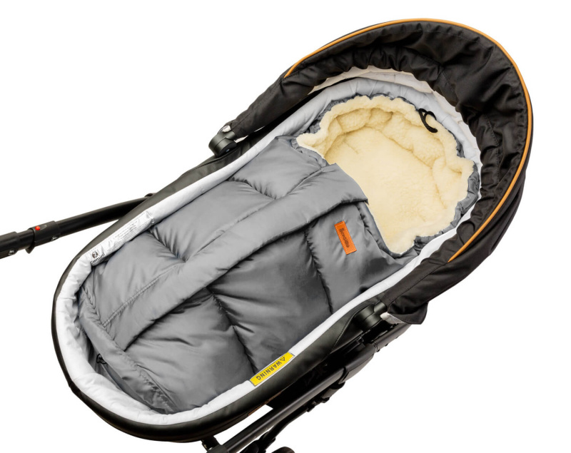 Zimní fusak Sensillo COMBI polar 3v1 černošedý