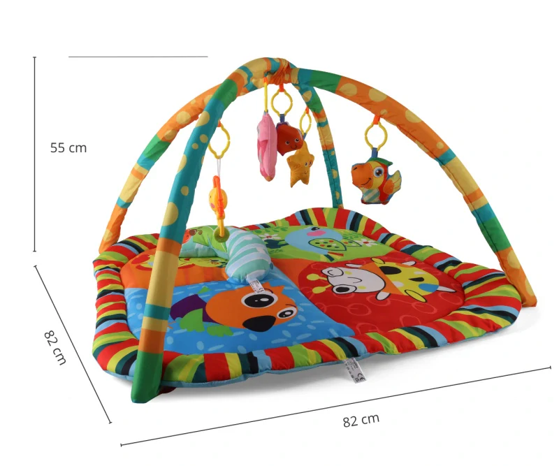 Dětská hrací deka MILLY MALLY TinyMini barevná zvířátka 