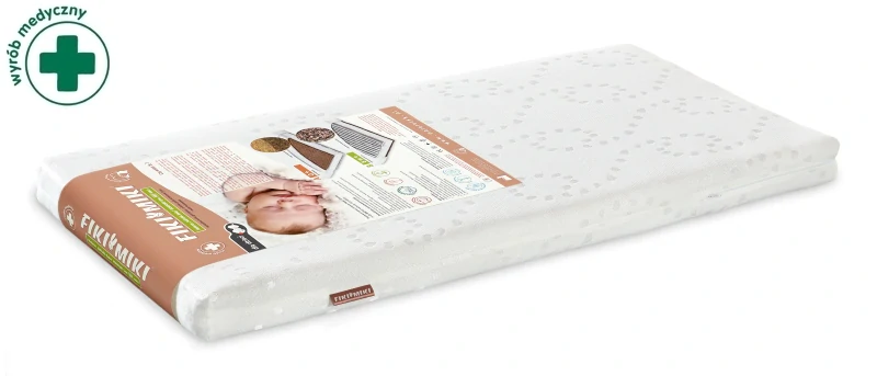 Dětská matrace do postýlky 120x60 Fiki Miki Gryko Lux Komfort – pohanka, molitan, kokos