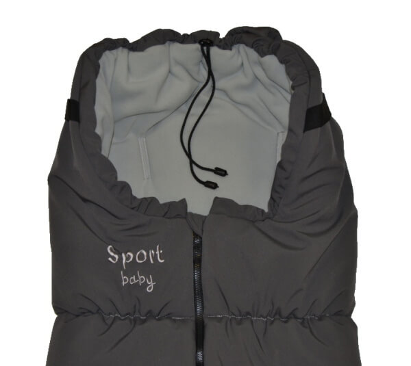 Fusak do kočárku Dětský svět combi 3v1 Sport Baby softshellový černočervený