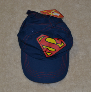 Dětská letní čepička, kšiltofka Superman Výprodej