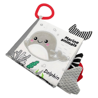 Dětská senzorická kontrastní knížka Akuku Moře