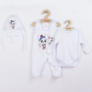 Kojenecká soupravička New Baby Bonjour 4-dílná vel.62