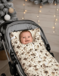 Rostoucí zimní fusak do kočárku Dětský svět Winter Bag 3v1 Sova 👶🦉❄️