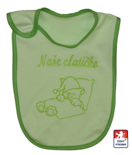 Dětský bryndák Dětský svět Naše zlatíčko zelený