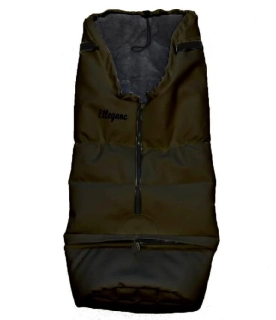 Zimní fusak do kočárku Dětský svět combi 3v1 Eko kůže černý ELEGANC