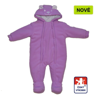 Dětská zimní kombinéza Dětský svět BEAR fialová